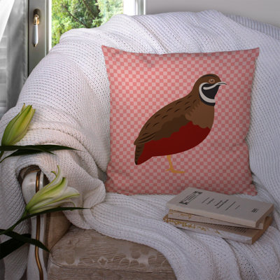Coussin décoratif extérieur en quail de chine painted ou king