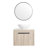Modern Design Float Bathroom Vanity With Ceramic Basin Set, Wall Mounted White Oak Vanity With Soft Close Door,KD-Packing, Bathroom Vanity-262083845