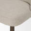 Chaise d'appoint de salle à manger en tissu avoine-889501263