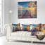 Brilliant Sunrise over Sea Pier - Coussin imprimé pont et pont-29599108-29599112