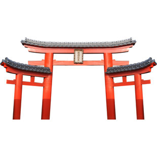Standup en carton traditionnel japonais Torii