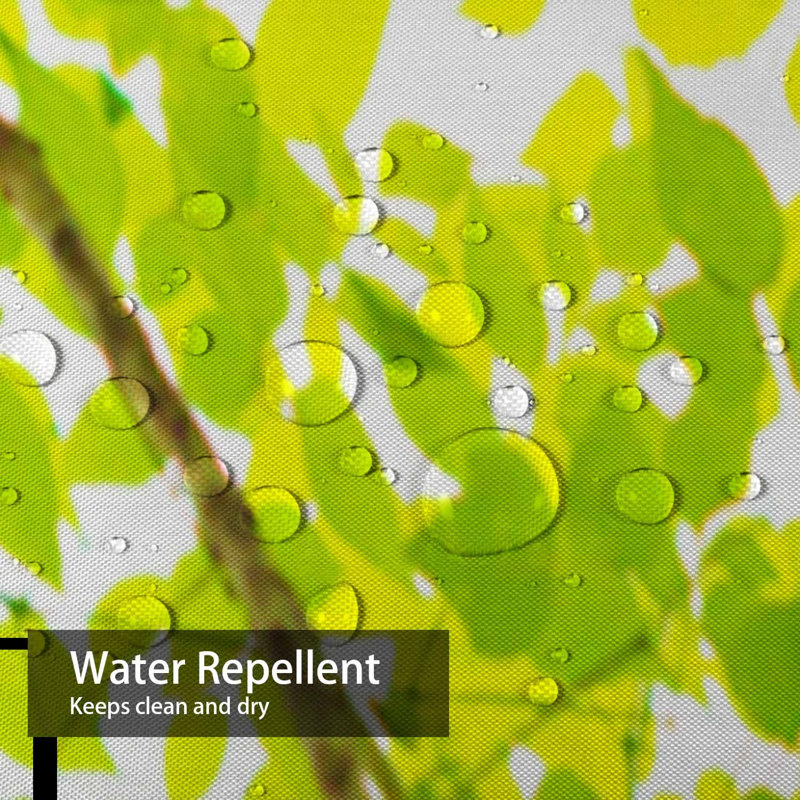 Rideau de douche imperméable doré, rideaux de douche pour la salle de bain avec 12 crochets, 72" L x 72" W