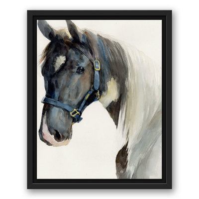 Cheval peint sur toile