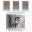 Miroir de salle de bain lumineux à DEL avec lumière latérale avant de 32 po x 24 po, désembuage de 5 minutes, réflexion Full HD, 3 couleurs à intensité variable, fixation murale-117994570