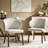 Kanalu Wing Back Side Dining Chair with Solid Wood Legs-403007212