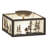 Glass Semi Flush Mount
