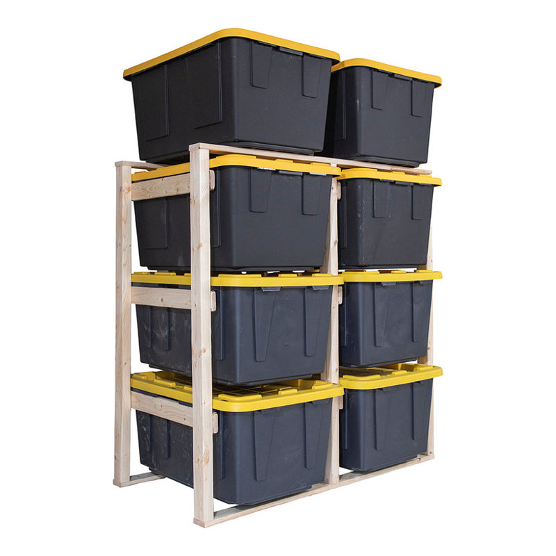 6 - 27 Gallon Tote Rack