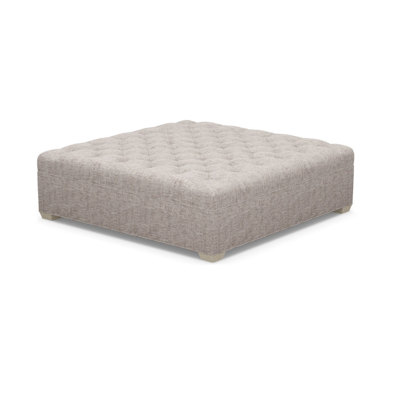 Square Ottoman, 9637-80, Sandstone