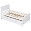 Lit plateforme simple avec lit gigogne et tiroirs-992121470