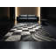 Tapis gris moelleux moelleux Art Deco-854750317