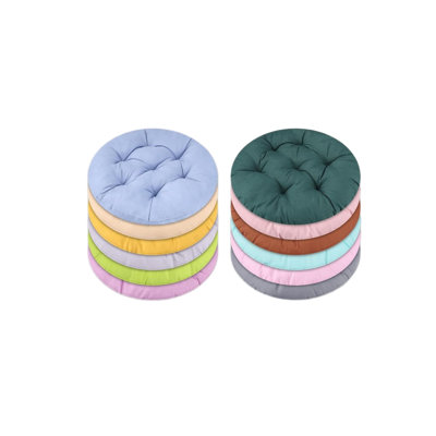 12 coussins de sol ronds de 16 pièces avec coussins de sol pour enfants et tout-petits (12 couleurs)