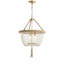 Lustre tambour unique à 3 lumières Tessica