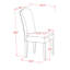 L'ensemble de mobilier de salle à manger 5 pièces comprend une table ovale en bois avec feuille papillon et 4 chaises Parsons en tissu Limelight, finition chêne-1255967300-1255967299-1323717778