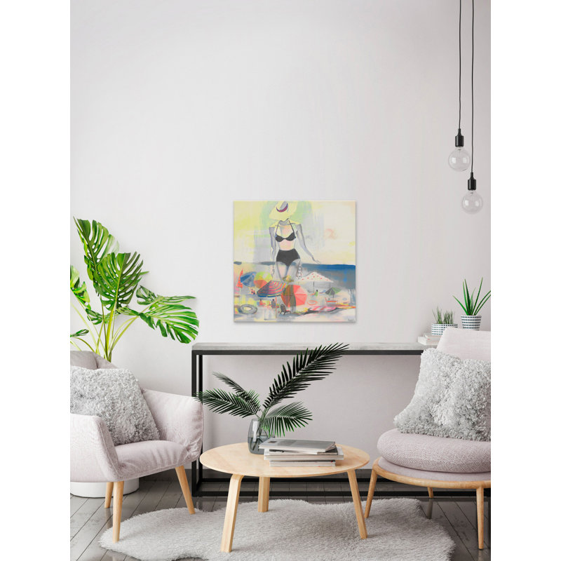 1 Piece Wrapped Canvas Painting, 45cm H x 45cm W