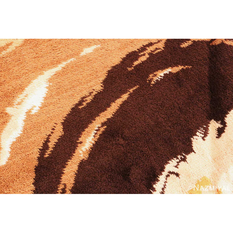 Scandinavian One-of-a-Kind Round 7'3" Area Rug