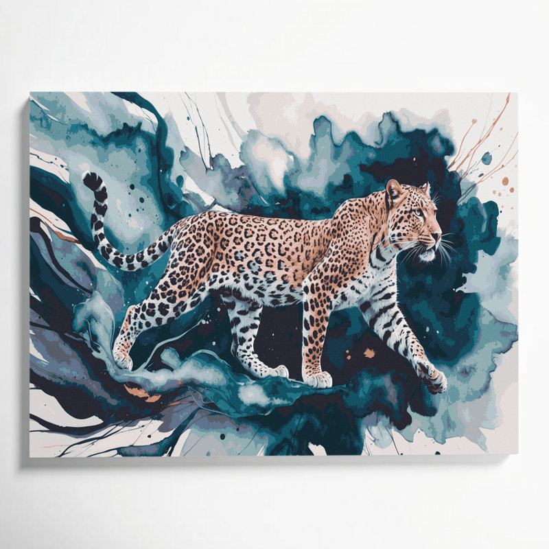 Art mural sur toile Big Cats, H 20 po x l 30 po