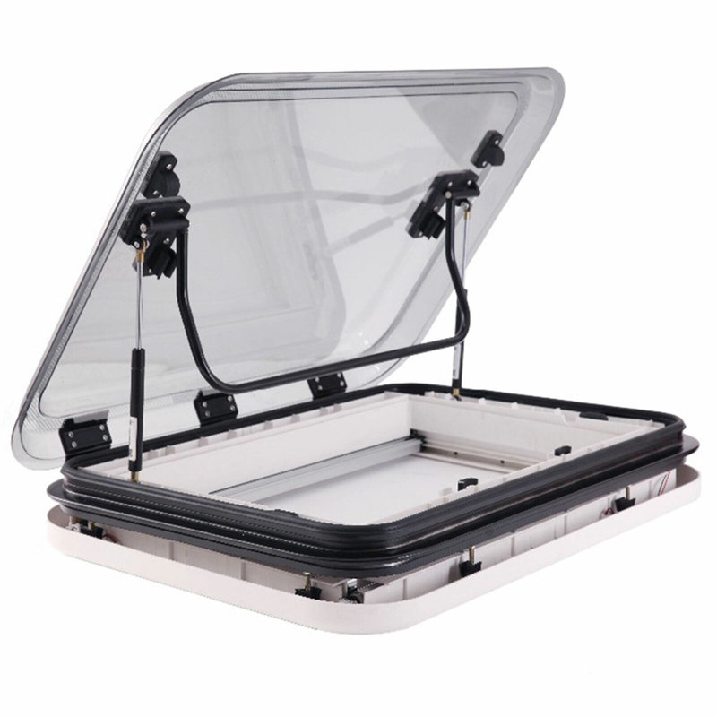 RV Window Camper RV Roof Window with LED Light, 19.7" H x 31.52" W x 12" D