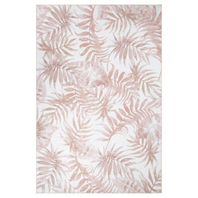 Premium Machine Washable Carpet, 4.6 x 6.2 Feet, 100% Polyester, 1850 g/m² | Pile Height: 0.2 Inches | Eco-Friendly Recycled Poly Cotton Underside | Perfect for Living Room, Bedroom, and High-Traffic Areas
