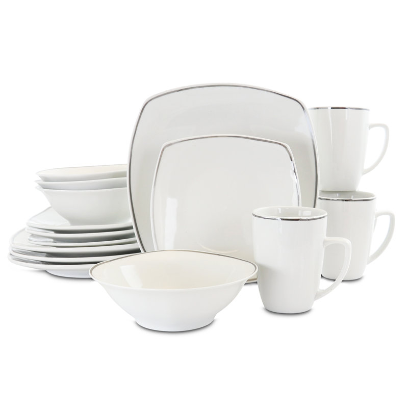Ensemble 16 pièces de vaisselle, service pour 4 Winonna