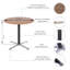Stines Round Dining Table-517635791-517635785