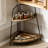 2 Tier Wood Base and Iron Space-Saving Storage Shelf for Kitchen Countertop, Bathroom Vanity, Office Rack