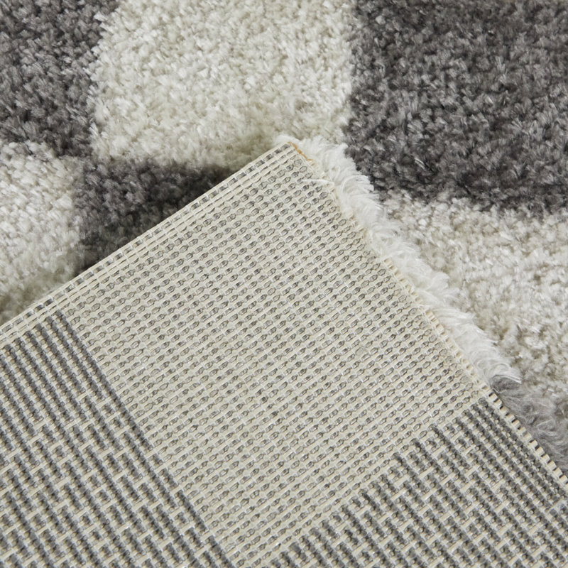 Tapis gris anthracite Seraphine