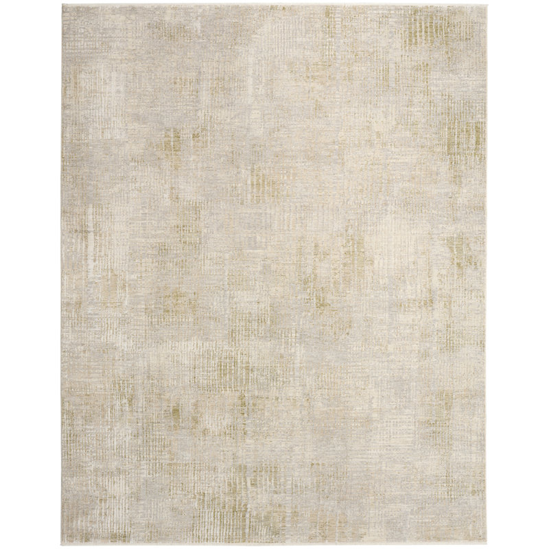 Tapis gris moderne Calvin Klein CK089 Drift 7 pi 10 po x 10 pi 2 po, Rectangle 7 pi 10 po x 10 pi 2 po