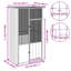 Bletchley Weather Resistant Bird Cage-1334987429-1334987434