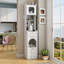70.87" H Tall Bathroom Storage Cabinet with 1 Doors and 2 Drawer