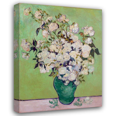 Vault W, œuvre d'art de Van Gogh, Vincent sur toile tendue sous le titre: Roses (49_3VG1435)
