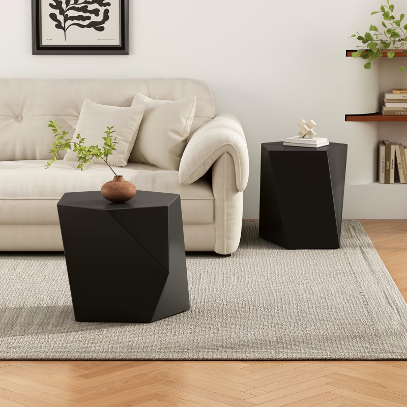 Ensemble de table à café moderne, Noir