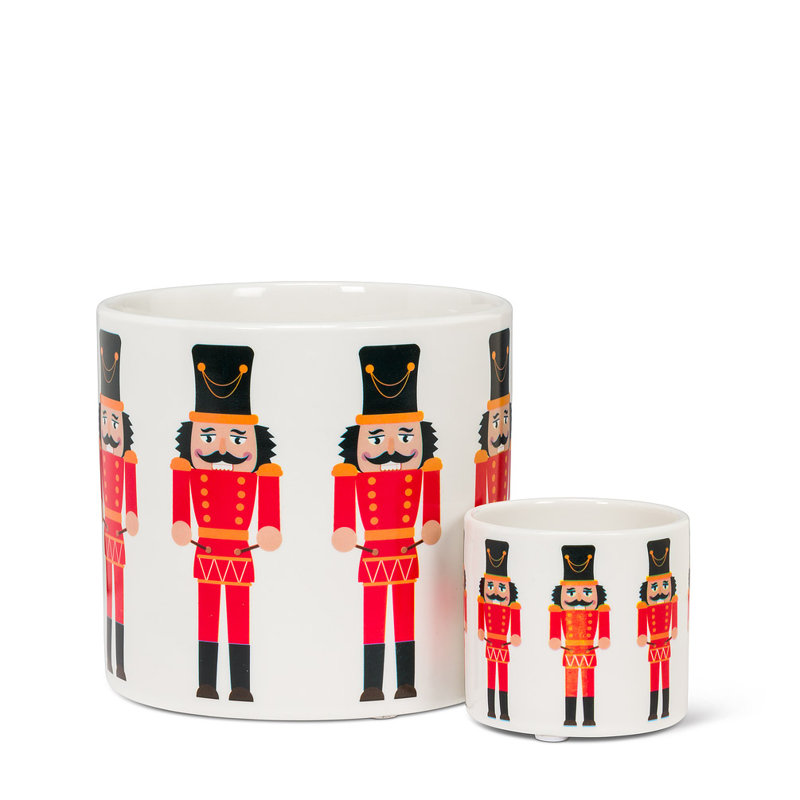 Cache-pot en céramique Loveday, H 4,7 po x l 4,7 po x P 4,7 po