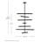 Millie 14-Light Multi-Tier Mid-Century Modern Chandelier-492482611
