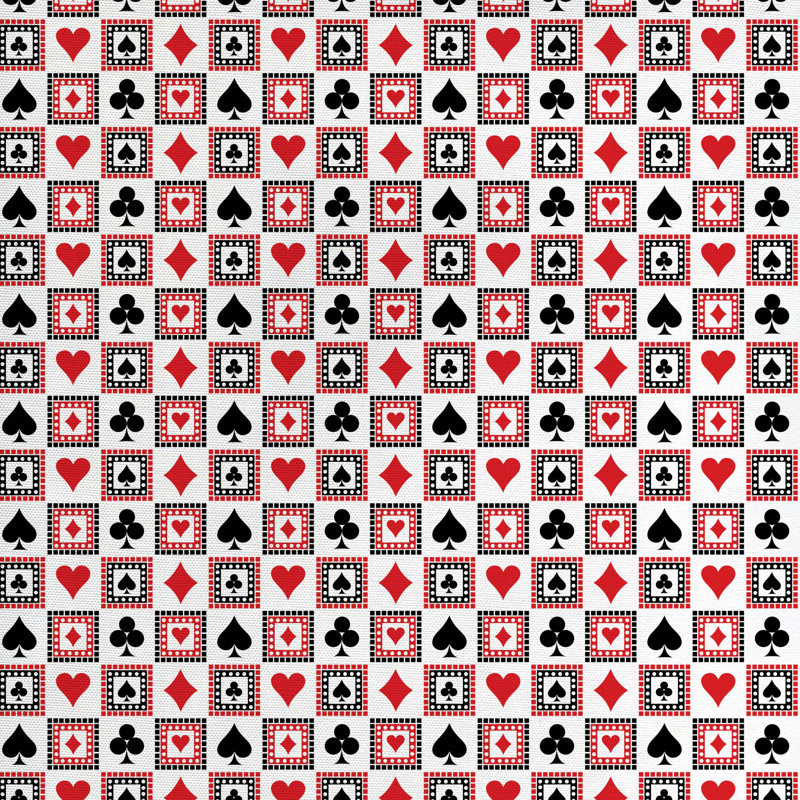 Tissu de casino, l 58 po x L 180 po