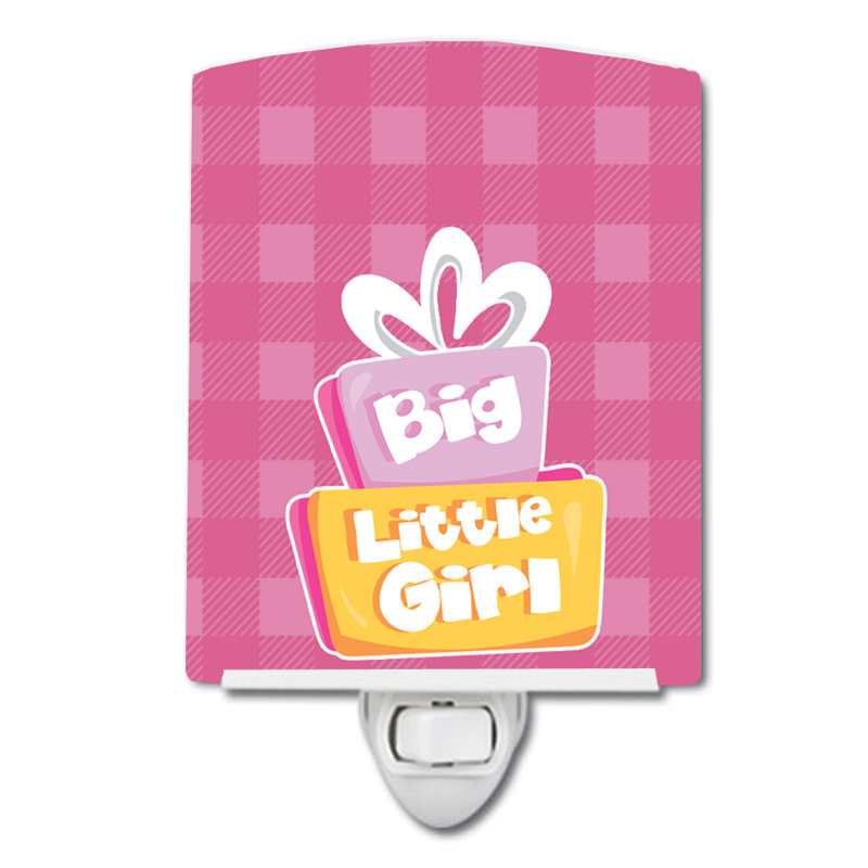Big Little Girl Ceramic Night Light