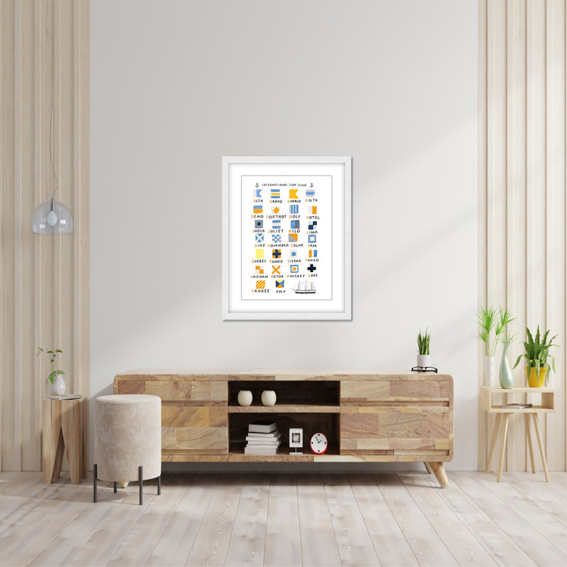 Coastal Retreat Nautical Flags, 30" H x 24" W