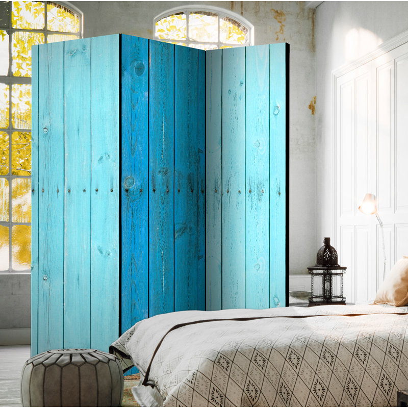 Jerada 172cm H Solid Wood Folding Room Divider, 3