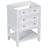 Single Bathroom Vanity Base Only in White