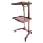 2-Tier Hair Salon Cart with Trays and Casters 34.3" H x 19.3" W-98961036