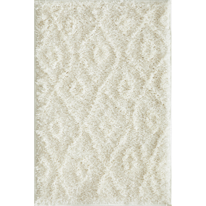 Tapis d'intérieur en polyester tissé à la machine Iqlas, Rectangle 2 pi x 3 pi