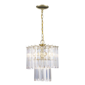 Trans Globe 9646 PB Chandelier - Polished Brass - 14W in.(incomplete)