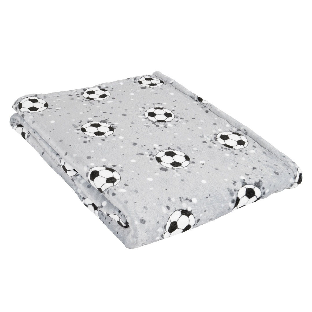 Football Block Print Blanket - Image 4