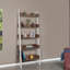 Bibliothèque moderne en chêne foncé 31,5 po x 76,8 po x 12,6 po | 100% panneau de particules enduit de mélamine, épaisseur: 0,7 pouce | Nombreuses tablettes pour le rangement et la présentation | Design élégant pour la maison et le bureau-2114240819