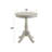 Alger White Finish Accent Table