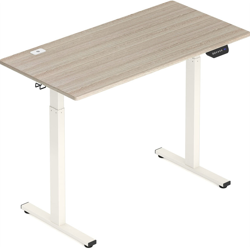 Bureau Marutani, L 55 po x P 27,99 po, Blanc, Érable