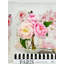 Arrangement floral de pivoines, centre de table artificiel artificiel-569369056