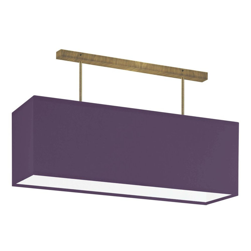 Decoda 2 - Light Kitchen Island Pendant, Purple, Brown