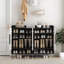 Grande armoire à chaussures moderne avec tablettes réglables-2011845926