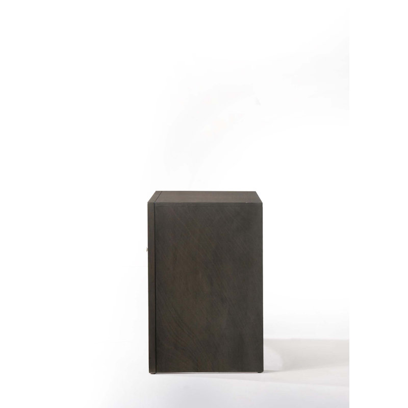 Ireland Gray Oak Finish Nightstand