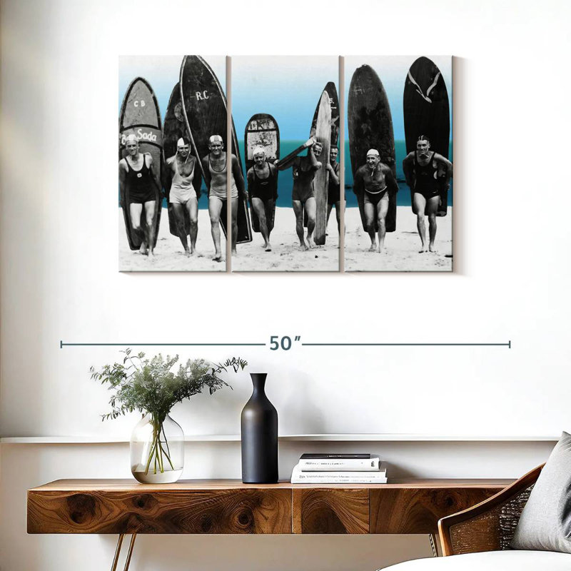 Senne Surf's Up, 1922, H 24 po x l 38 po